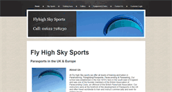 Desktop Screenshot of flyhighskysports.com